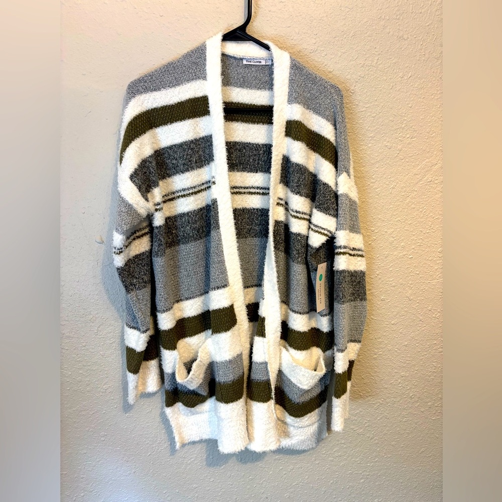Pink Clover Cardigan